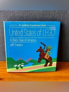 2/$10 Early Reader United States Of LEGO Building Brick Tour Of America Book